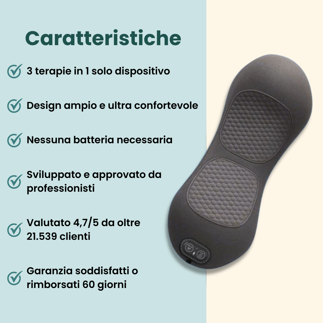 RinovaX™ – Trippelterapi-nackmassageapparat