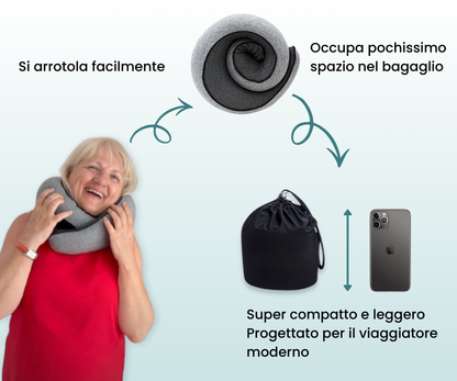 RinovaX™ – Ergonomisk nackkudde för resor